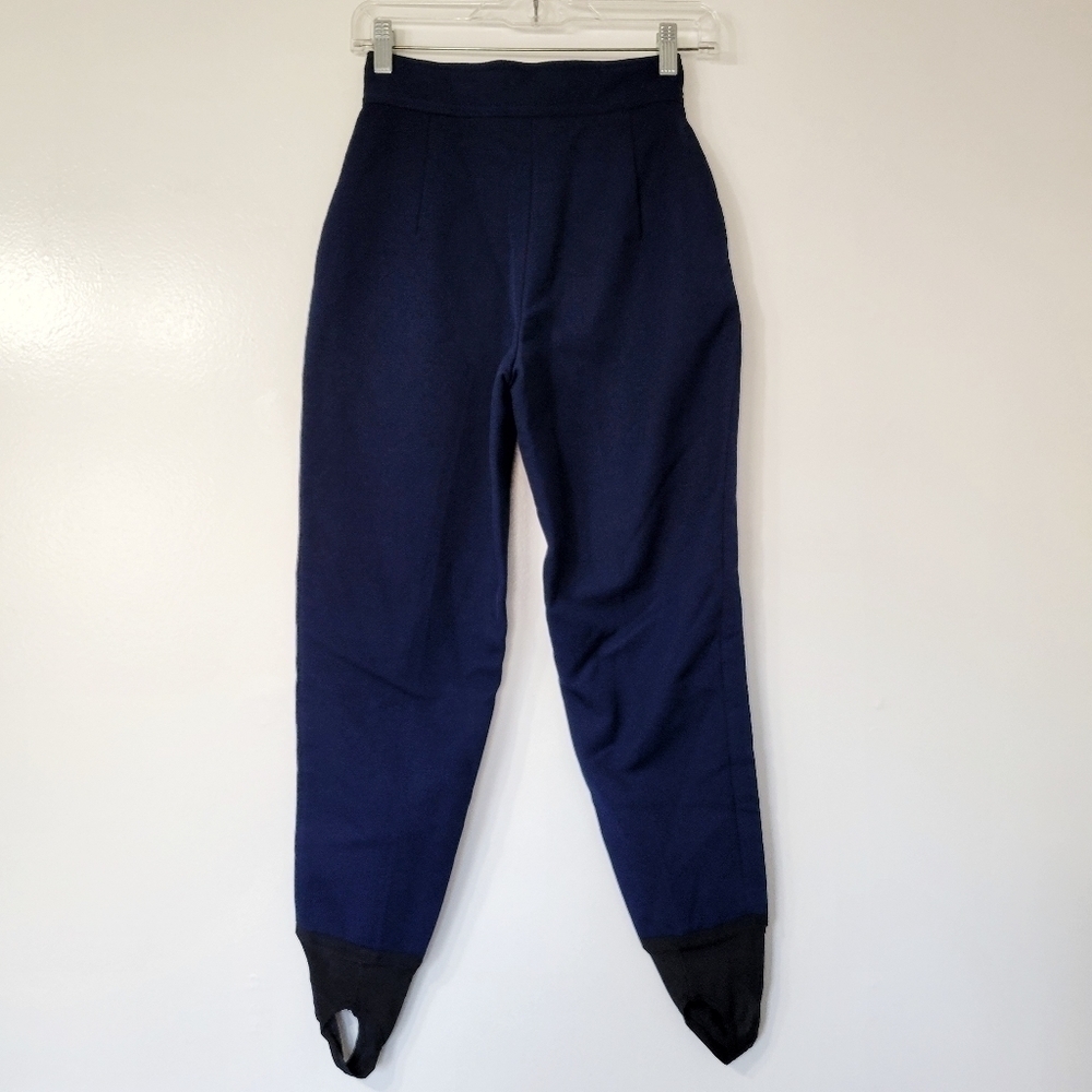 Vintage White Stag Navy Blue Ski Pants Size Small - Picture 2 of 10